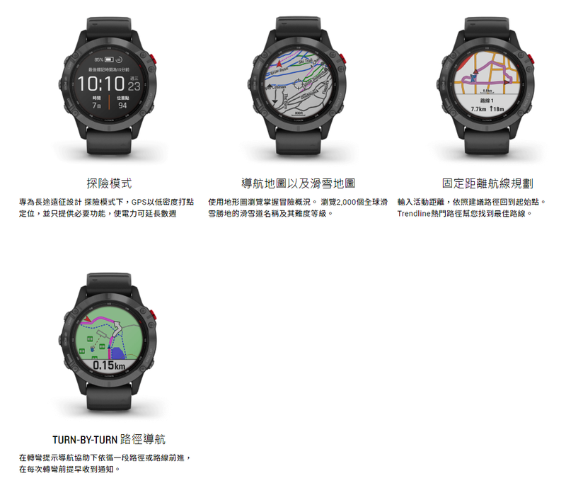 Garmin 佳明 Fenix 6 Pro Solar 中文版 (石墨灰DLC錶圈/黑色錶帶) 010-02410-42