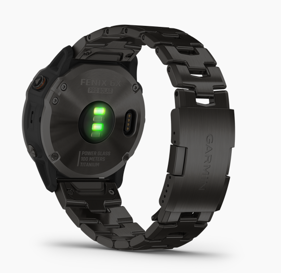 Garmin 佳明 Fenix 6X Pro Solar 中文版 (石墨灰DLC錶圈/黑色矽膠錶帶) 010-02157-51