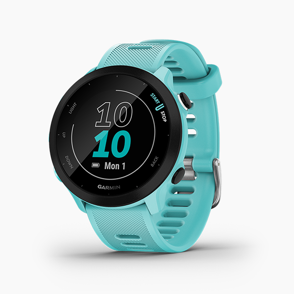 Garmin 佳明 Forerunner 55 繁體中文版 (湖水藍) 010-02562-22