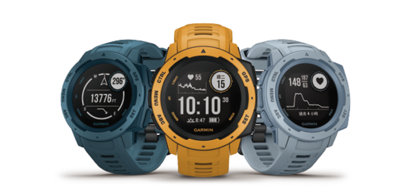 Garmin 佳明 Instinct Lakeside 中文版 (湖濱藍色) 010-02064-55