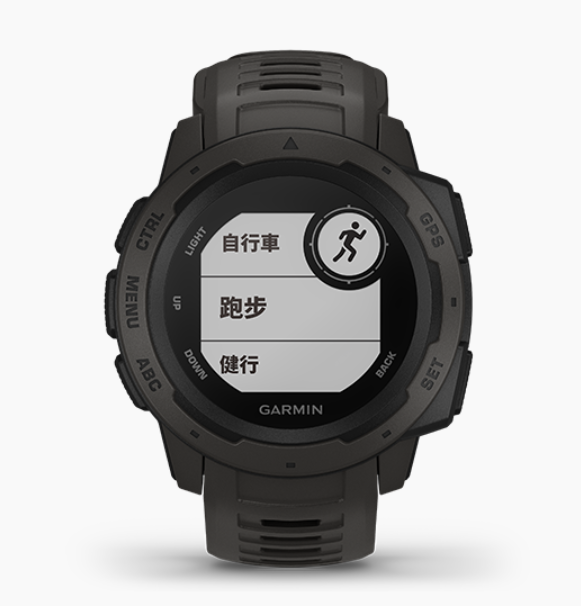 GARMIN 佳明 Instinct Monterra Gray 中文版 (石墨灰色) 010-02064-15