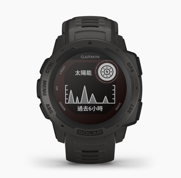 Garmin 佳明 Instinct Solar 繁體中文版 (黑色)  010-02293-33