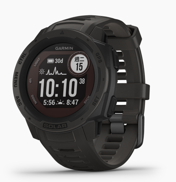 Garmin 佳明 Instinct Solar 繁體中文版 (黑色)  010-02293-33