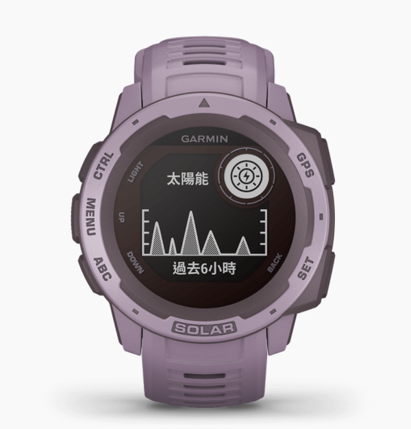 Garmin 佳明 Instinct Solar 繁體中文版 (紫色)  010-02293-42