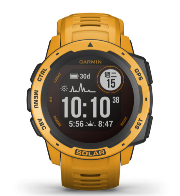 Garmin 佳明 Instinct Solar 繁體中文版 (橙色)  010-02293-68