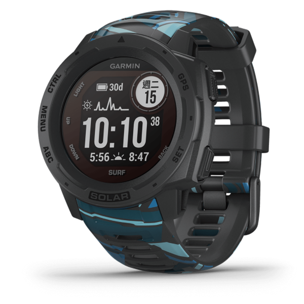 Garmin 佳明 Instinct Solar Surf Linear 繁體中文版 (礁石灰)  010-02293-59