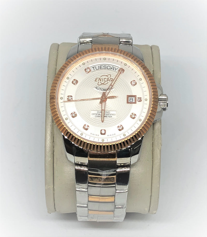 Enicar 英納格 精鋼男裝手錶 3269-51-322GCH