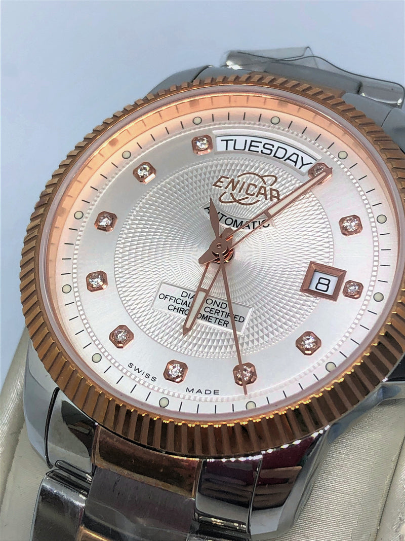 Enicar 英納格 精鋼男裝手錶 3269-51-322GCH