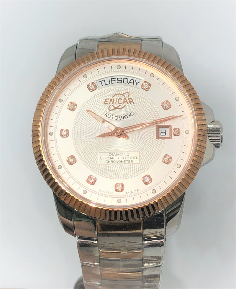 Enicar 英納格 精鋼男裝手錶 3269-51-322GCH