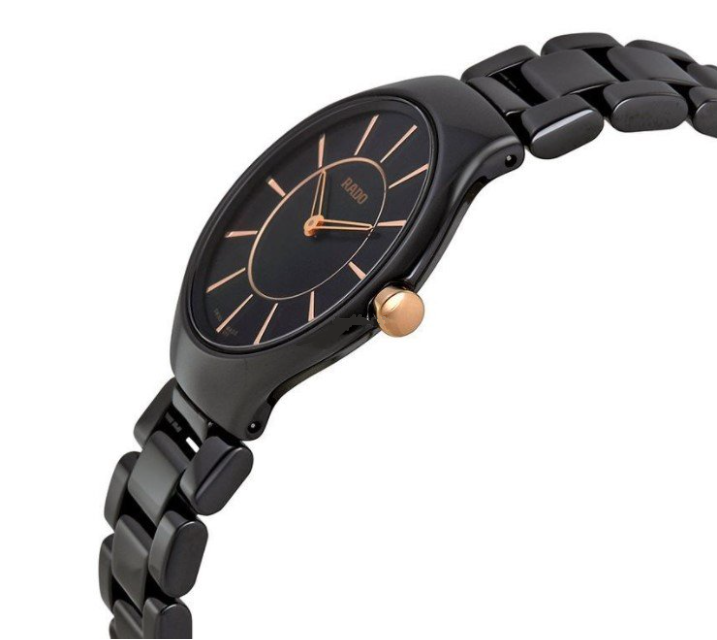 Rado 雷達表 陶瓷黑色女士腕錶 R27742152