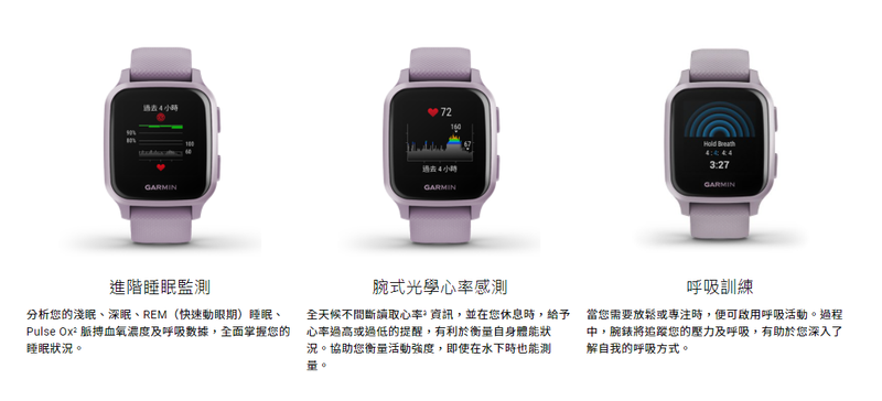 Garmin 佳明  Venu SQ 中文版 (灰色) 010-0427-60